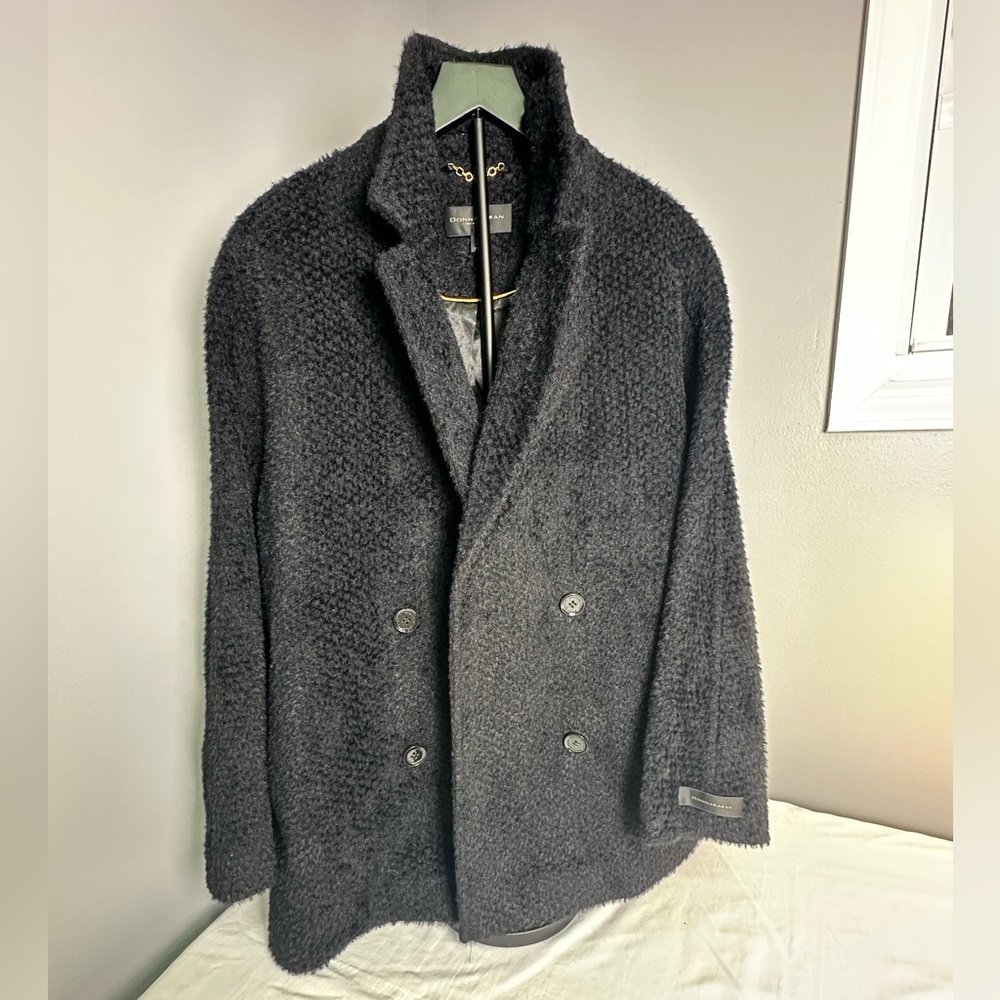 Donna Karan Small Black Pea Coat